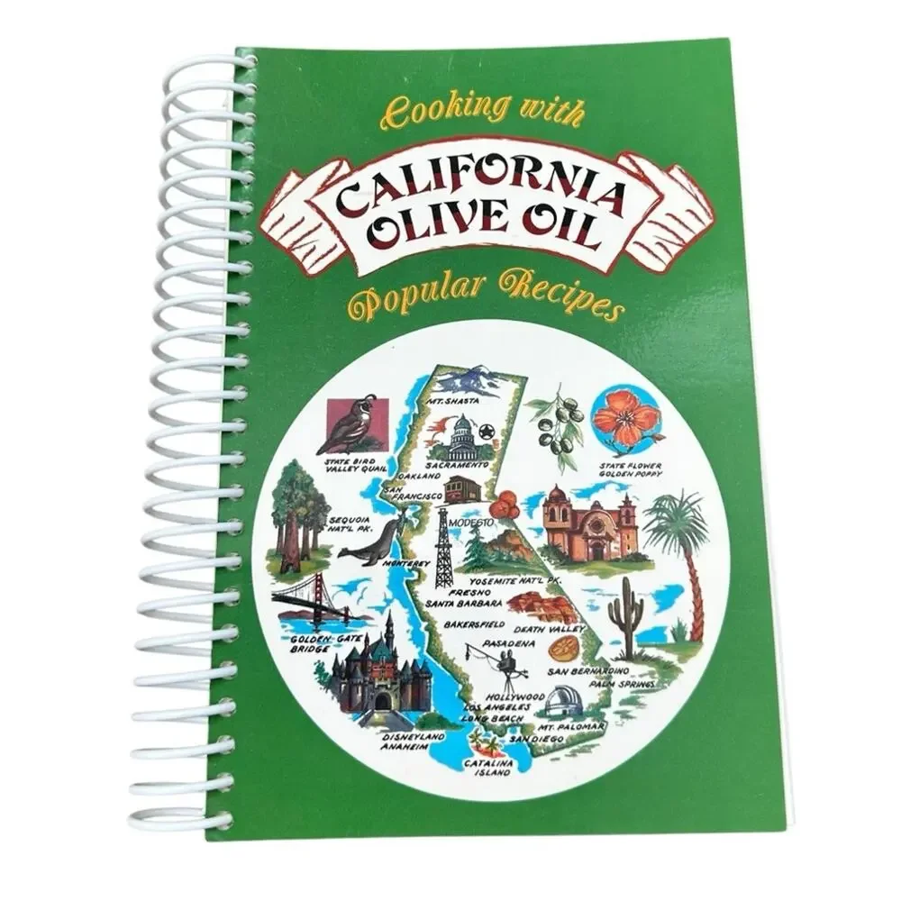 Cooking with California Olive Oil Treasured Popular Recipes Cookbook Sciabica
